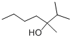 structure of CAS# 19549-71-4, 2,3-Dimethyl-3-Heptanol;2,3-Dimethyl-3-Heptanol;3-Heptanol, 2,3-Dimethyl-