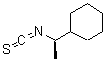 structure of CAS# 196402-21-8, [(1R)-1-Isothiocyanatoethyl]Cyclohexane;(R)-(-)-1-Cyclohexylethyl isothiocyanate;(R)-(-)-1-CYCLOHEXYLETHYLISOTHIOCYANATE