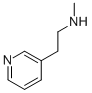 structure of CAS# 19690-13-2, N-Methyl-3-Pyridineethanamine;N-Methyl-N-(2-Pyridin-3-Ylethyl)Amine;METHYL-(2-PYRIDIN-3-YL-ETHYL)-AMINE;(2-PYRIDIN-3-YLETHYL)METHYLAMINE