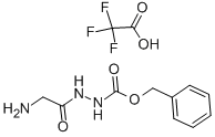 structure of CAS# 19704-03-1, (Cbz-Hydrazido)Glycine Trifluoroacetate Salt;GLYCINE BENZYLOXYCARBONYLHYDRAZIDE TRIFLUOROACETATE SALT;(Carbobenzyloxy-Hydrazido)Glycine Trifluoroacetate Salt;(CBZ-HYDRAZIDO)GLYCINE TRIFLUOROACETATE SALT