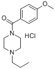 CAS#: 19729-89-6， 1-(p-Anisoyl)-4-Propylpiperazine Hydrochloride