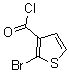 structure of CAS# 197370-13-1, 2-Bromo-3-Thiophenecarbonylchloride;2-Bromothiophene-3-Carbonyl Chloride