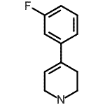 CAS 登录号：1978-60-5， 4-(3-氟苯基)-1,2,3,6-四氢吡啶