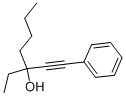 structure of CAS# 19781-33-0, 1-Phenyl-3-Ethyl-1-Heptyn-3-Ol;(3S)-3-Ethyl-1-Phenyl-Hept-1-Yn-3-Ol;Zinc02390316