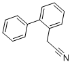 structure of CAS# 19853-10-2, [1,1'-Biphenyl]-2-Acetonitrile;2-(2-Phenylphenyl)Ethanenitrile;Nsc338455;Zinc01578103