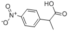 structure of CAS# 19910-33-9, alpha-Methyl-4-Nitro-Benzeneacetic Acid;2-(4-Nitrophenyl)Propionic Acid;7T-0098