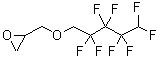 structure of CAS# 19932-27-5, [[(2,2,3,3,4,4,5,5-Octafluoropentyl)oxy]-methyl]-Oxirane;3-(1H,1H,5H-Octafluoropentyloxy)-1,2-Propenoxide 97%;3-(1H,1H,5H-Octafluoropentyloxy)-1,2-Propenoxide97%;3-(1H,1H,5H-OCTAFLUOROPENTYLOXY)-1,2-EPOXYPROPANE