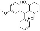 CAS 登录号：19974-73-3， 2-(4-甲氧基-alpha-苯基苄基)-3-哌啶醇盐酸盐