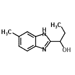 CAS 登录号：20033-06-1， 1-(5-甲基-1H-苯并咪唑-2-基)-1-丙醇