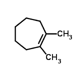 CAS#: 20053-89-8， 1,2-Dimethylcycloheptene