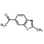 CAS#: 20077-92-3， 1-(2-Methyl-1,3-Benzothiazol-6-Yl)Ethanone