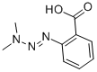 structure of CAS# 20119-28-2, 3,3-Dimethyl-1-(2-Carboxyphenyl)Triazene;2-Dimethylaminoazobenzoic Acid;St5409057;Nsc226088