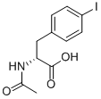 结构式 CAS# 201351-59-9, N-乙酰基-4-碘-D-苯丙氨酸