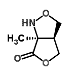 CAS#: 201659-84-9， (3aR,6aS)-6A-Methyltetrahydro-3H,6H-Furo[3,4-c][1,2]Oxazol-6-One