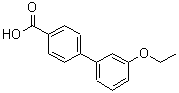 structure of CAS# 202208-73-9, 3'-Ethoxy-4-Biphenylcarboxylic Acid;3'-Chloro-5'-fluoropropiophenone;3'-Ethoxy-biphenyl-4-carboxylic acid;4-(3-ETHOXYPHENYL)BENZOIC ACID