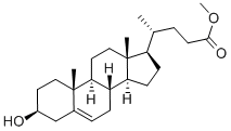 结构式 CAS# 20231-57-6, (3b)-3-羟基-胆-5-烯-24-酸甲酯