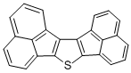 structure of CAS# 203-42-9, Diacenaphtho[1,2-B:1',2'-D]Thiophene;2,3:4,5-Di(1,8-Naphthylene)Thiophene;Diacenaphtho[1,2-B:1',2'-D]Thiophene;Nsc4725