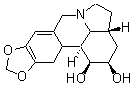 CAS#: 2030-55-9， (1S,2R,3aR,12bS,12cR)-2,3,3a,4,5,7,12b,12c-Octahydro-1H-[1,3]Dioxolo[4,5-j]pyrrolo[3,2,1-de]phenanthridine-1,2-diol