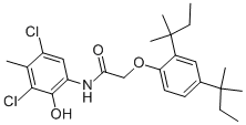CAS#: 20364-09-4， 2-[2,4-Bis(2-Methylbutan-2-Yl)Phenoxy]-N-(3,5-Dichloro-2-Hydroxy-4-Methylphenyl)Acetamide