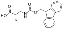 structure of CAS# 203854-58-4, (2S)-3-[[(9H-Fluoren-9-Ylmethoxy)Carbonyl]Amino]-2-Methyl-Propanoic Acid