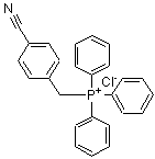 结构式 CAS# 20430-33-5, (4-氰基苄基)(三苯基)鏻氯化物