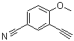 structure of CAS# 204919-70-0, 3-Ethynyl-4-Methoxybenzonitrile;3-ETHYNYL-4-METHOXYBENZONITRILE