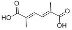 structure of CAS# 20514-41-4, (E,E)-2,5-Dimethyl-2,4-Hexadienedioicacid;(2E,4E)-2,5-Dimethylhexa-2,4-Dienedioic Acid;.Alpha.,.Alpha.'-Dimethylmuconic Acid;Nsc115410
