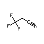 structure of CAS# 20530-38-5, 3,3,3-Trifluoropropanenitrile;2,2,2-trifluoroethyl cyanide;2-Cyano-1,1,1-trifluoroethane;2-Cyano-1,1,1-trifluoroethane; 2,2,2-trifluoroethyl cyanide