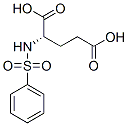 structure of CAS# 20531-37-7, (R)-(-)-N-(Phenylsulphonyl)Glutamic Acid