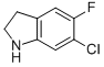 CAS#: 205584-67-4， 6-Chloro-5-Fluoro-2,3-Dihydro-1H-Indole