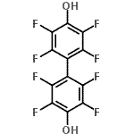结构式 CAS# 205926-99-4, 2,2',3,3',5,5',6,6'-八氟-4,4'-联苯二醇
