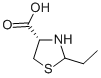 structure of CAS# 205985-92-8, (4S,2RS)-2-Ethylthiazolidine-4-Carboxylic Acid;(2S,4S)-2-Ethylthiazolidin-3-Ium-4-Carboxylate;(2S,4S)-2-Ethyl-4-Thiazolidin-3-Iumcarboxylate;Zinc00086734