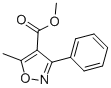 structure of CAS# 2065-28-3, Methyl 5-Methyl-3-Phenyl-1,2-Oxazole-4-Carboxylate;Methyl 5-Methyl-3-Phenyl-Isoxazole-4-Carboxylate;5-Methyl-3-Phenyl-4-Isoxazolecarboxylic Acid Methyl Ester;5-Methyl-3-Phenyl-Isoxazole-4-Carboxylic Acid Methyl Ester