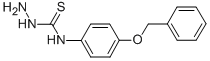 structure of CAS# 206559-37-7, N-[4-(Phenylmethoxy)Phenyl]-Hydrazinecarbothioamide;N-[4-(BENZYLOXY)PHENYL]HYDRAZINE-1-CARBOTHIOAMIDE;4-(4-BENZYLOXYPHENYL)-3-THIOSEMICARBAZIDE