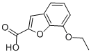 structure of CAS# 206559-61-7, 7-Ethoxy-2-Benzofurancarboxylicacid;7-Ethoxybenzofuran-2-Carboxylate;7-Ethoxy-2-Benzofurancarboxylate;Zinc00156176