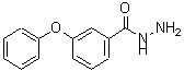 structure of CAS# 206761-84-4, 3-Phenoxybenzohydrazide;1-phenoxybenzene-3-carbohydrazide;3-Phenoxybenzohydrazide #;BENZOIC ACID,3-PHENOXY-, HYDRAZIDE