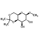 CAS#: 20688-90-8， Methyl 4,6-O-Isopropylidene-beta-D-Galactopyranoside