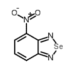 structure of CAS# 20718-41-6, 4-Nitro-2,1,3-Benzoselenadiazole;4-NITRO-213-BENZOSELENADIAZOLE95;4-nitrobenzo[c]1,2,5-selenadiazole;467235_ALDRICH