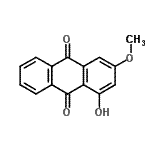 CAS#: 20733-99-7， 1-Hydroxy-3-Methoxy-9,10-Anthraquinone