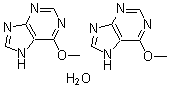 structure of CAS# 207511-17-9, 6-Methoxypurine Hemihydrate