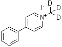 结构式 CAS# 207556-07-8, 1-(<sup>2</sup>H<sub>3</sub>)甲基-4-苯基吡啶鎓碘化物