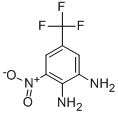 structure of CAS# 2078-01-5, 3-Nitro-5-(Trifluoromethyl)Benzene-1,2-Diamine;[2-Amino-6-Nitro-4-(Trifluoromethyl)Phenyl]Amine;Zinc04058928;1,2-Benzenediamine, 3-Nitro-5-(Trifluoromethyl)-
