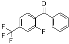 结构式 CAS# 207974-08-1, [2-氟-4-(三氟甲基)苯基]-苯基甲酮