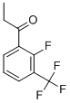 structure of CAS# 207986-23-0, 2'-Fluoro-3'-(Trifluoromethyl)Propiophenone;2-Fluoro-3-(Trifluoromethyl)Propiophenone;2'-Fluoro-3'-(Trifluoromethyl)Propiophenone;Jrd-0595