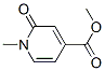 structure of CAS# 20845-23-2, 1,2-Dihydro-1-Methyl-2-Oxo-4-Pyridinecarboxylic Acid Methyl Ester;4-Pyridinecarboxylic Acid, 1,2-Dihydro-1-Methyl-2-Oxo-, Methyl Ester;1-Methyl-2-Oxo-1,2-Dihydropyridine-4-Carboxylic Acid Methyl Ester;1-Methyl-2-Oxo-1,2-Dihydropyridine-4-Carboxylate