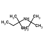 structure of CAS# 2085-66-7, 2-Methyl-N-(2-Methyl-2-Propanyl)-2-Butanamine;3-tert-Butylamino-tert-pentylamine;tert-Amyl-tert-butylamine;418803_ALDRICH