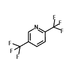 structure of CAS# 20857-44-7, 2,5-Bis(Trifluoromethyl)Pyridine