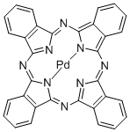 structure of CAS# 20909-39-1, Palladium Phthalocyanine