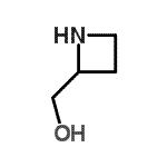 structure of CAS# 209329-11-3, 2-Azetidinylmethanol;(S)-Azetidin-2-ylmethanol;Azetidin-2-yl-methanol;AZETIDIN-2-YLMETHANOL