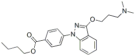 CAS#: 20954-15-8， 4-[3-[3-(Dimethylamino)Propoxy]-1H-Indazol-1-Yl]Benzoic Acid Butyl Ester